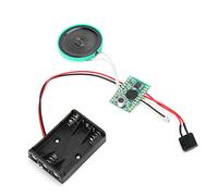 HUSHUI Module with Light Sensor for Recording Voice and Music Up to 4 Minutes, Perfect for Christmas Cards and Gifts, 3 X AAA Battery Powered