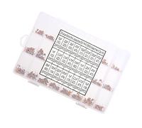 HUSHUI Monolithic Ceramic Capacitor Set 480Pcs Premium Quality Large Capacity for Computer Data Processing Telecommunication Yellow