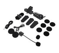 HUSHUI Motorcycle Helmet Speaker Dual Noise Cancelling Bluetooth Headset for Riding and Communication with Comfortable Fit
