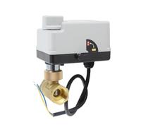 HUSHUI Motorized Ball Valve 2 Way Normally Closed Smart Control for Industrial Use Brass and ABS DN15 1 Unit