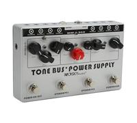 HUSHUI Multi Effect Processor with 8 Output Power Supply for Guitar Enthusiasts in Silver Metal Design