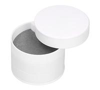 HUSHUI MultiLayer Jewelry Box Rotating Organizer for Ornaments Storage Ideal for Home Office Made of Durable ABS 10x10x10cm (4 Tiers)