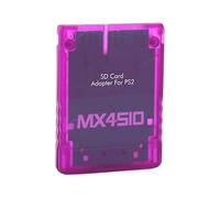 HUSHUI MX4SIO SIO2SD Adapter, Hand Made Stable Micro Storage Card Reader for FAT Console, with High Quality ABS Material (Translucent Purple)