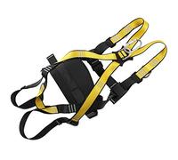 HUSHUI Outdoor Full Body Safety Harness High Strength for Fall Protection in High Altitude Operations Polyester Yellow 1 Unit