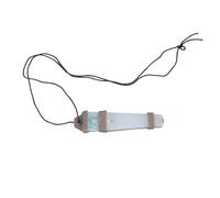 HUSHUI Personal Identification Marker Light, Steady and Blinking Mode Silicone Gel Material with Hook Loop and Lanyard, for Outdoor Activities Cycling Diving Hiking (Soil Color with Green Light)