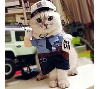 HUSHUI Pet Costume for Halloween Cute Durable Polyester Clothes for Dogs and Cats Multiple Sizes (S)