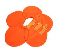 HUSHUI Pet Elizabeth Collar Adjustable Recovery Cone for Cats and Dogs Flower Design Lightweight Soft Material 1 Piece (M)