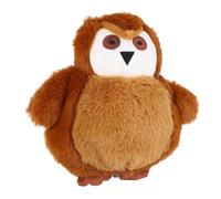 HUSHUI Pet Plush Toy Cloth Cover Soft Comfortable Interactive Dog Toy for Dogs and Cats Plush Material 1 Piece (Brown)