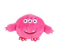 HUSHUI Pet Plush Toy Cloth Cover Soft Comfortable Interactive Dog Toy for Dogs and Cats Plush Material 1 Piece (Rosy Red)