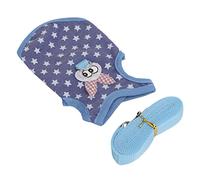 HUSHUI Pet Vest Leash for Small Animals Cute Warm Soft Traction Rope for Rabbits Guinea Pigs and Cats Winter Wear Canvas Flannel 2 Piece (S)