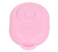 HUSHUI Phone Remote Control BT 4.0 Wireless Shutter Clicker for Selfies and Page Turning for Video Apps and E-Books ABS Material 10m Range (Pink)