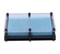 HUSHUI Pin Art Toy, 3D Hand Print Sculpture with Thick Transparent Plastic Frame, for Kids Creative Gift and Home Decoration (Light Blue)