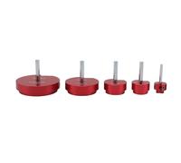 HUSHUI Pipe Fitting Reamer Kit, High Speed Steel, Durable Pipe Reamer Tool for Various Water Joints - 5 Piece Set (Set 1)