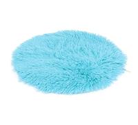 HUSHUI Plush Pet Heating Pad for Small Dogs Cats USB Charging Soft Electric Blanket 40cm Royalblue Grass Green Silver Gray (Royal Blue)