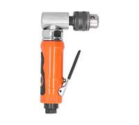 HUSHUI Pneumatic Drill Air Angular 90° High Efficiency Tool for Narrow Spaces, 1/4in Alloy Steel KP-555L (Japanese Style)