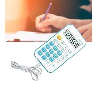 HUSHUI Pocket Calculator Mini Portable for Basic Computing Tasks School and Office Use Lightweight ABS Material (Blue)