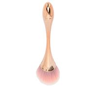 HUSHUI Portable Makeup Brush Fluffy Powder Brush Soft for Manicure and Nail Art Dusting Rose Gold