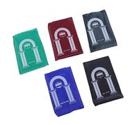 HUSHUI Portable Travel Pray Mat, Water Proof Nylon Praying Rug with Storage Bag, Lightweight Easy Carry for Business People Students Traveling Friends