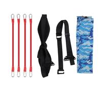 HUSHUI Pull Up Band 120lbs High Elasticity Latex Anti Breakage Pull Up Assist Strap for Workout Strength Training (Black)