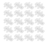 HUSHUI Rabbits Cage Cards Set 20PCS Durable Galvanized Sheet Iron Feeder Tools for