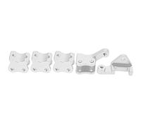 HUSHUI RC Support Rod for RGT Crawler EX86100, High Strength Accessory, Lightweight and Corrosion Resistant Upgrade Parts, Aluminum Alloy, 5 Pcs (Silver R86005S)