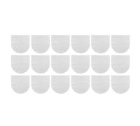 HUSHUI Record CD Player Protective Case Cover Anti-Static Durable Dust Scratch Resistant for 7in Records White 100PCS