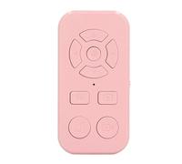 HUSHUI Remote Control Page Turner, Multi Key Wireless Rechargeable with Auto Like Volume Control, for iOS Devices APP Reading Photography (Roseate)