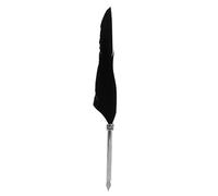 HUSHUI Retro Leather Notebook and Feather Dip Pen Set for Calligraphy Lovers Stationery Gift Box 18.5x12.5cm (Black)