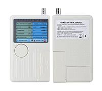 HUSHUI RJ45 Network Cable Tester Portable Multi-Function Detector for Quick Testing of RJ11 USB BNC Cables, ABS Material, 1 Unit