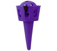 HUSHUI Scoop Toss Set for Kids Training Coordination with Fun Ball and Cup Toy Durable Plastic 66cm Length Red Blue Yellow Green Purple (Purple)