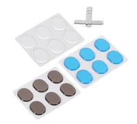 HUSHUI Silicone Drum Mute Pad Soft Dampeners 18PCS Great for Home Practice with T Wrench, Durable Sound Damping Mats