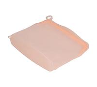 HUSHUI Silicone Food Storage Bag Thickened Reusable for Food Preservation, Durable Kitchen Bag in Orange, Eco-Friendly and Multipurpose, 1 Count (S)
