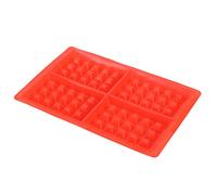 HUSHUI Silicone Mold Set, Versatile Reusable Baking Mold for Delicious Waffles and Muffins, Ideal for Kitchen Baking 1 X (4 Consecutive Rectangles 51060)