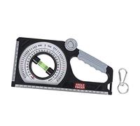 HUSHUI Slope Measuring Instrument, Professional Angle Finder with Horizontal Liquid Tube and Magnetic Base for Woodworking, Metalworking, Construction