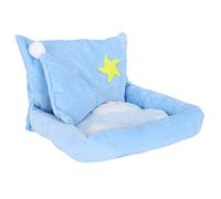 HUSHUI Small Pet Sofa for Hamster, Soft Plush Mini Sleeping Cushion, Provides Comfort and Warmth, Ideal for Small Pets, Size Approx. 25x24x16cm
