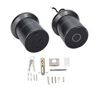 HUSHUI Smart Door Lock Durable Spherical Fingerprint Lock with Multi Layer Protection for Home and Office Zinc Alloy 2 Units