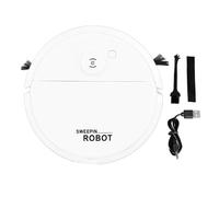 HUSHUI Smart Sweeping Robot, Cordless Automatic Vacuum Cleaner with Smart Sensor, Strong Suction, Suitable for Tiles, Wooden Floors, Short Carpets