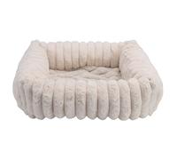 HUSHUI Soft Dog Cat Bed for Comfortable Sleeping Rectangular Design Made of Polyester for All Pets 1 Unit