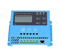 HUSHUI Solar Charge Controller Efficient MPPT Battery Regulator for Solar Energy Systems, 12V/24V Automatic Recognition (10A)