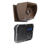 HUSHUI Solar Driveway Alarm Long Range Wireless Motion Detection System for Home 2624.7ft Range - Environmental Friendly