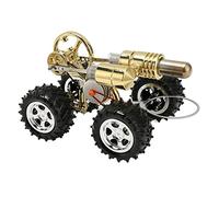 HUSHUI Stirling Engine Model, Powered Toy Car with Alcohol Lamp for Physics Learning, Science Experiment Educational Toy for Kids Adults