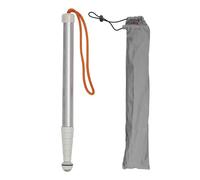 HUSHUI Telescopic Blind Walking Stick,Anti Slip Shockproof Blind Reflective Guide Cane with Storage Bag for Visually Impaired People