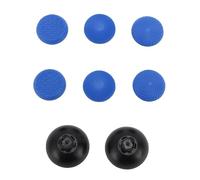 HUSHUI Thumbstick Cap Replacement Set for Pro & Pro, Custom Grip Design with 3 Heights, 8 in 1, Rubber Material for Gamers (Blue)