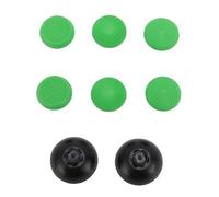 HUSHUI Thumbstick Cap Replacement Set for Pro & Pro, Custom Grip Design with 3 Heights, 8 in 1, Rubber Material for Gamers (Green)