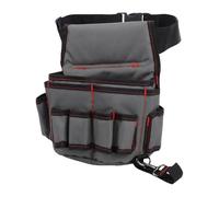 HUSHUI Tool Belt Pouch, 600D Oxford Cloth Water Proof Hard Wearing Tool Waist Bag with Buckle, for Electrician Repair Worker Plumber Carpenter
