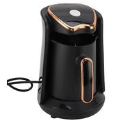 HUSHUI Turkish Coffee Maker, 600W 4 Cups Portable Coffee Machine with Overflow Prevention and Audible Alarm, for Home Use (UK Plug)