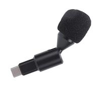 HUSHUI Type C Adjustable Condenser Microphone for Mobile Phone Recording, Portable Omnidirectional, Lightweight, Alloy & Plastic, 1 Unit