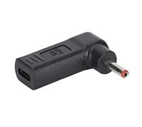 HUSHUI Type-C to DC Adapter Female to Male Plug Compact and Durable Right Angle PD Connector for Charging Devices with 3.5x1.35mm Interface