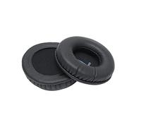 HUSHUI Universal 80mm Ear Pads Replacement Cushions for Headphones Durable Soft Sponge and Artificial Leather 1 Pair Black