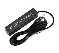 HUSHUI Universal Car Antenna with Noise Reduction for Enhanced Signal Reception in Vehicles - Black ABS Material - 1 Unit